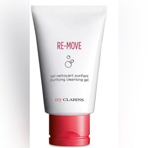 Clarins RE-MOVE Purifying Cleansing Gel - White and Red